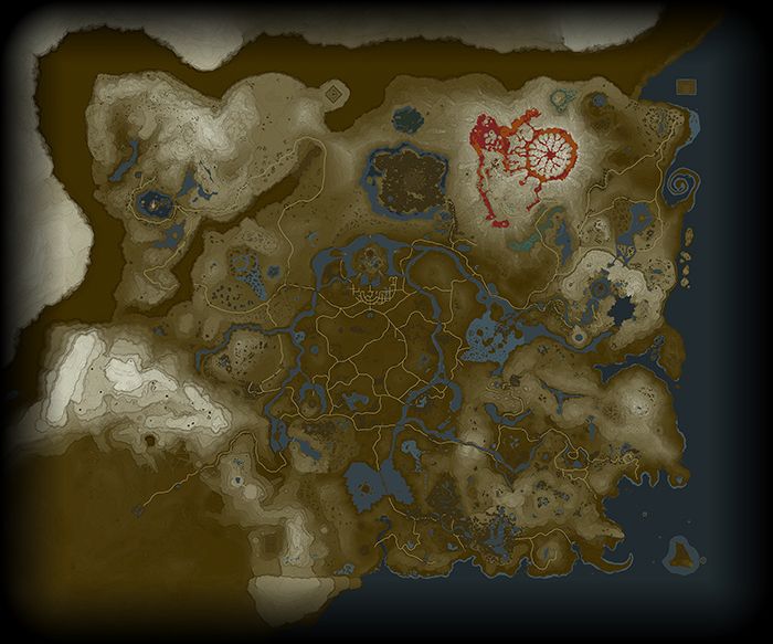 Breath of the wild map
