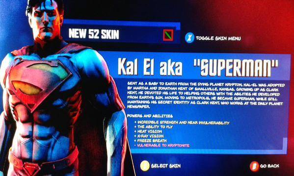 Leaked Superman screen
