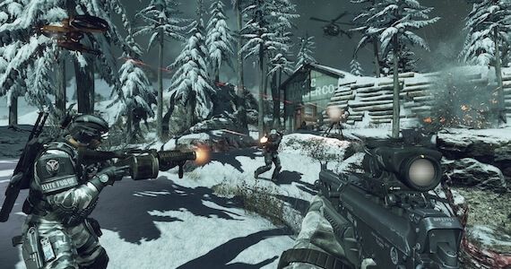 COD Ghosts Multiplayer Screen - Arctic Lumber