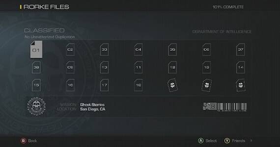 COD Ghosts Rorke Files