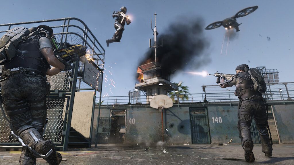 Call of Duty Advanced Warfare Multiplayer - Helicopter Attack