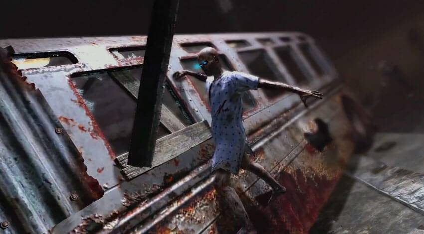 Call of Duty Black Ops 2 Zombies Attack Bus