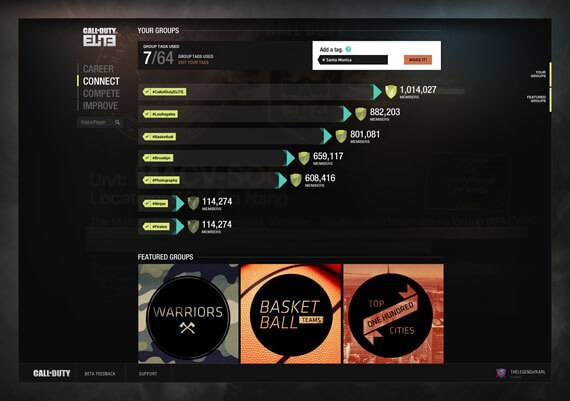 Call of Duty Elite Groups