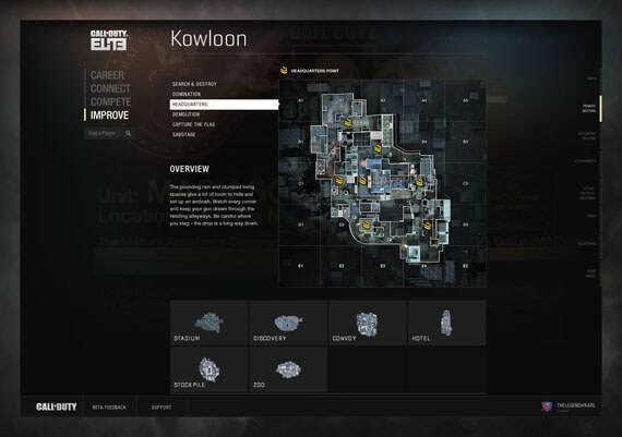 Call of Duty Elite Maps