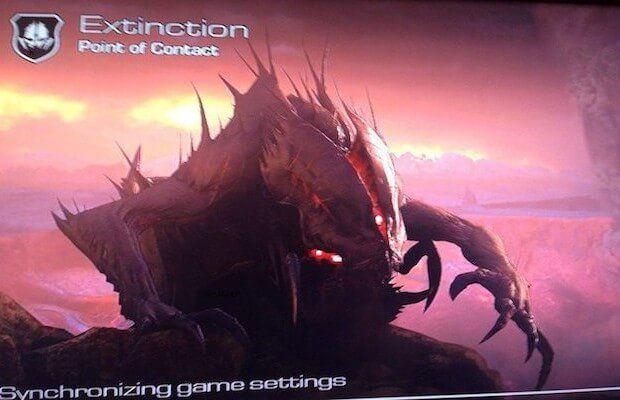 Call of Duty Extinction Mode Start Screen