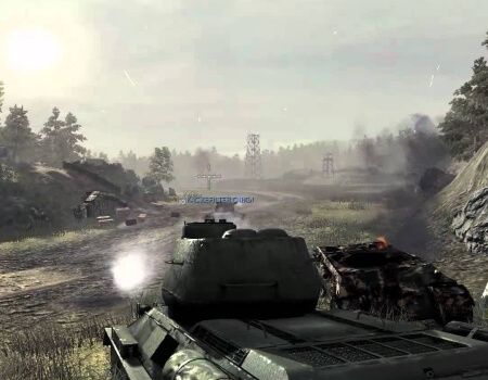 Call of Duty World at War Blood Iron Tank Mission
