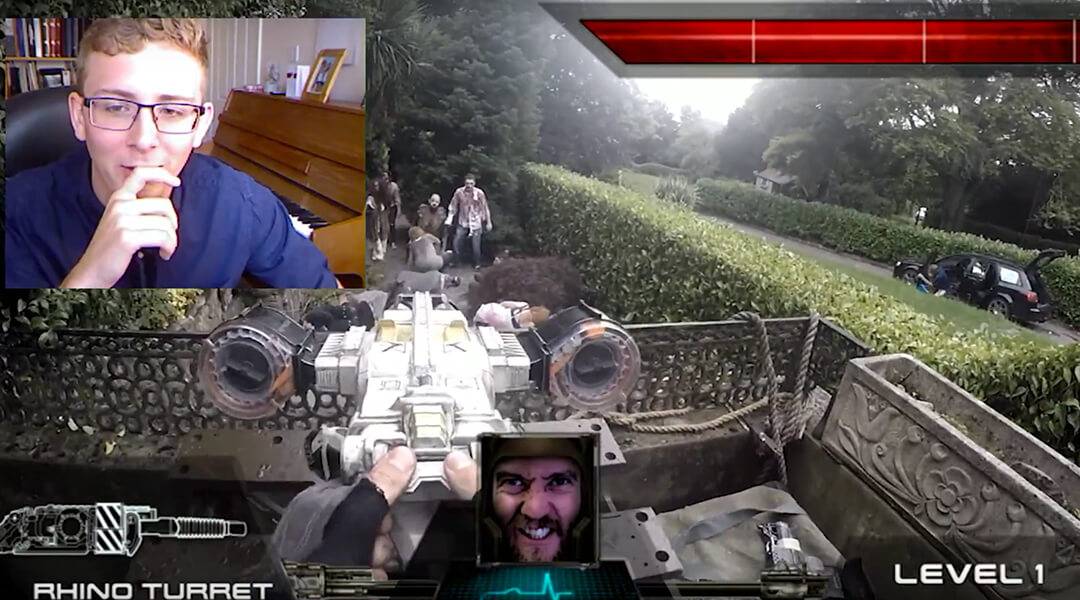 Chatroulette Zombie Shooter