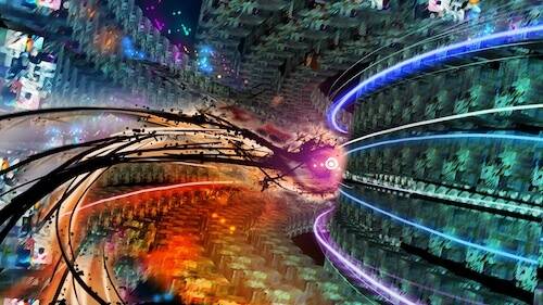 Child of Eden Gameplay on Xbox 360 Kinect