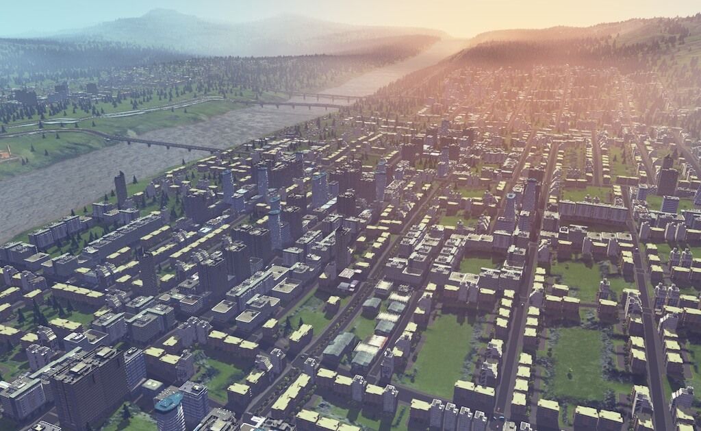 Cities Skylines Screenshot - High Angle