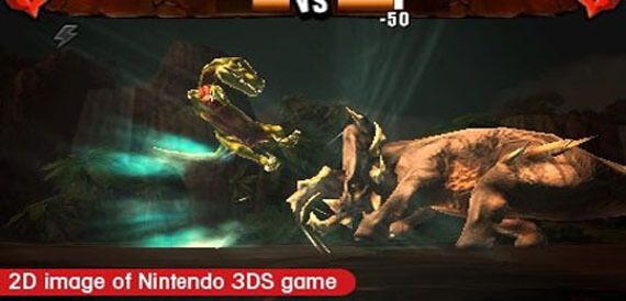 Dinosaurs 3DS battle