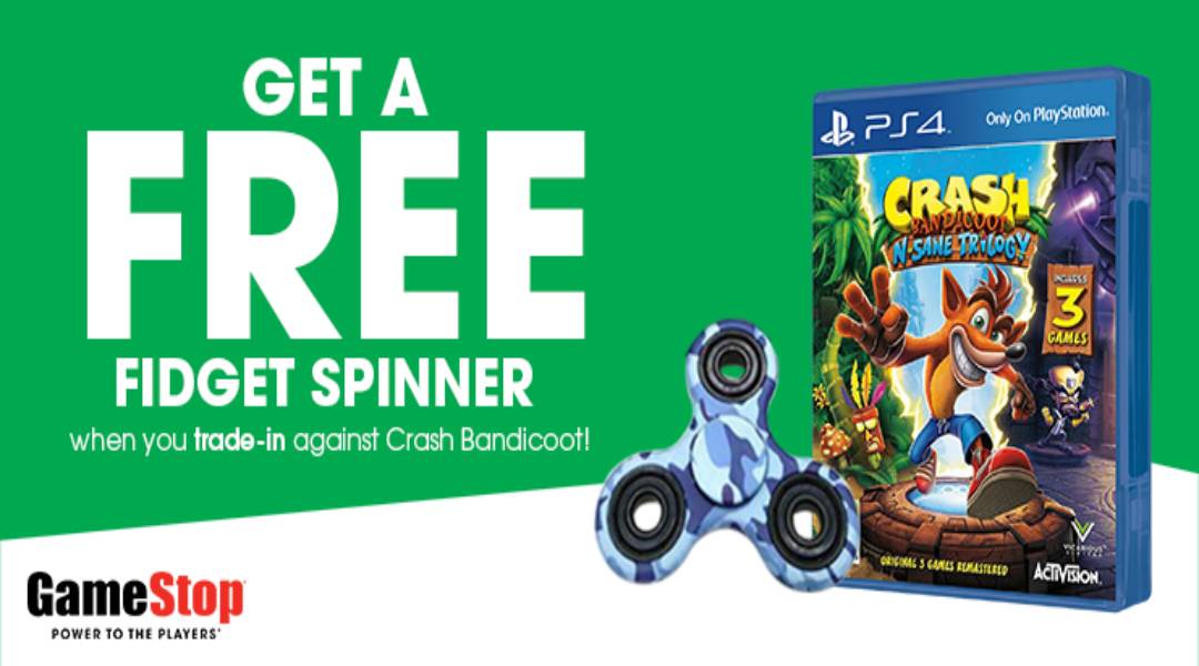 Crash Bandicoot fidget spinner