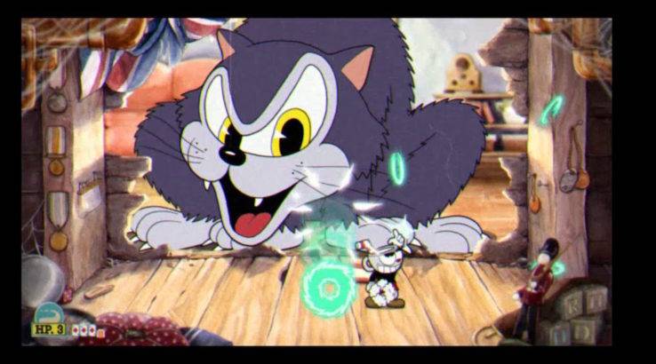 Cuphead boss battle Batman reference