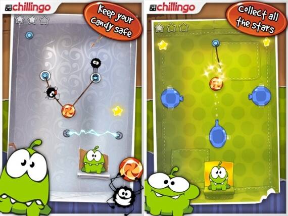 Cut the Rope screens