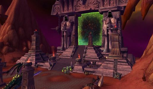 World of Warcraft: Dark portal outland side