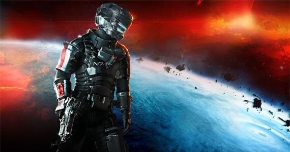 Dead Space 3 Mass Effect armor