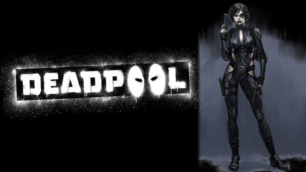 Deadpool Game - Domino and Logo