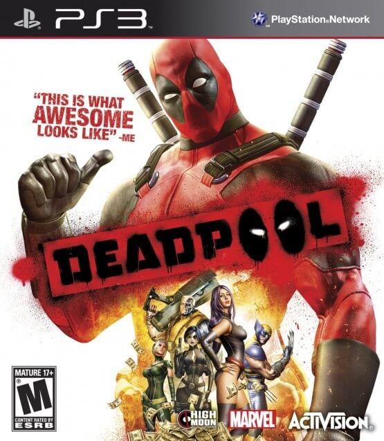 Deadpool Video Game Box Art
