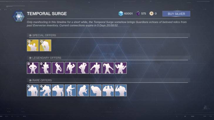 destiny 2 eververse temporal surge