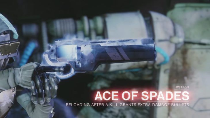 Destiny 2 Forsaken Ace of Spaces экзотическая ручная пушка