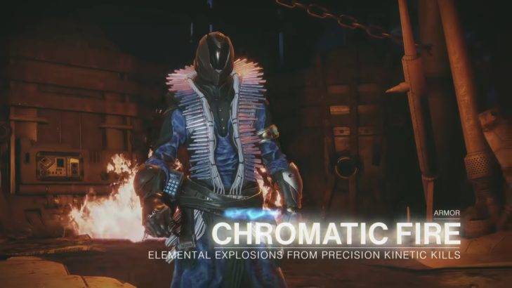 destiny 2 forsaken chromatic fire exotic warlock armor