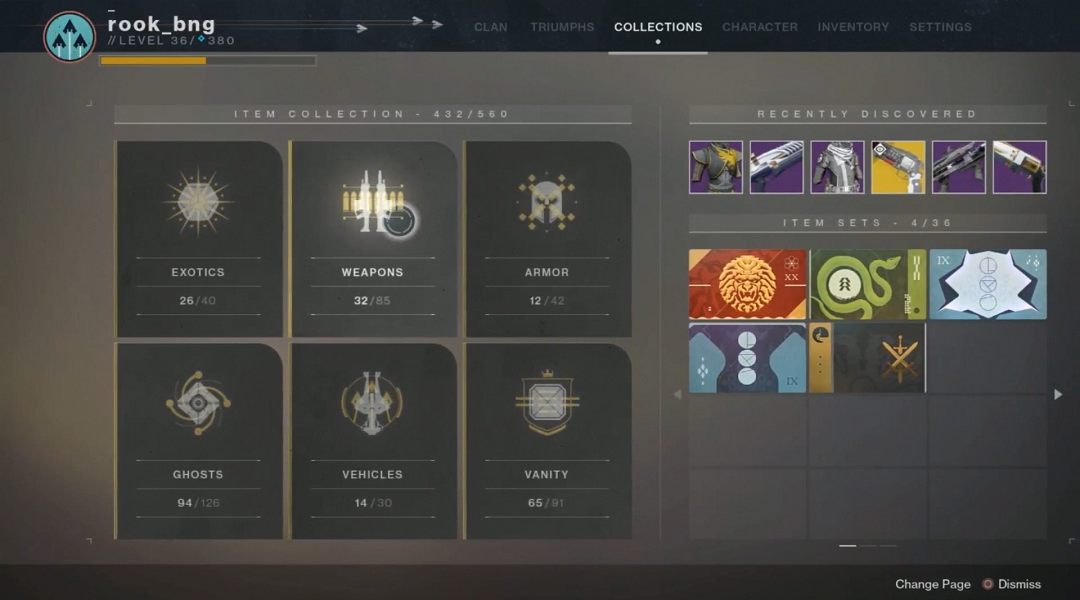 destiny 2 collections forsaken dlc