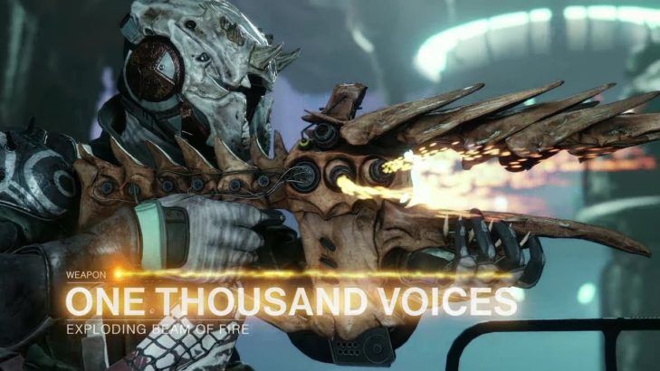 Destiny 2 Forsaken тысяча голосов экзотическая плазменная винтовка