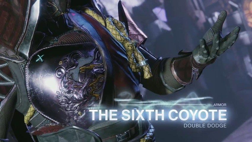 destiny 2 forsaken the sixth coyote exotic hunter armor