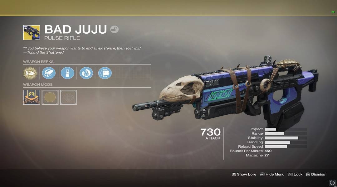 Destiny 2 bad juju