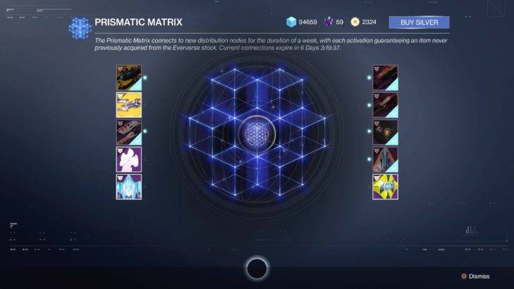 destiny 2 eververse prismatic matrix