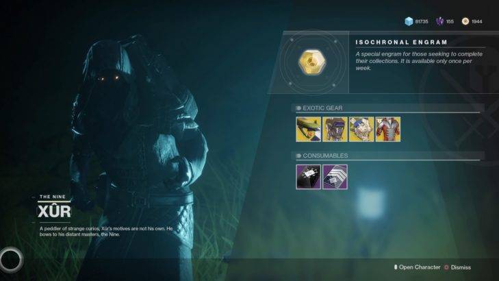 Destiny 2 Xur May 25