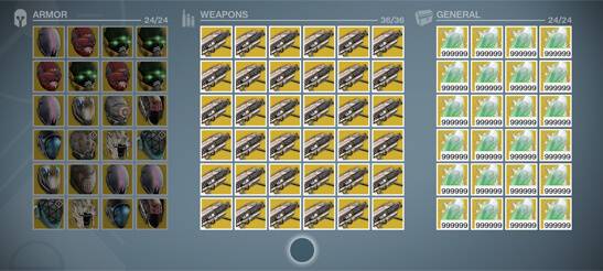 Destiny Increase Vault Space