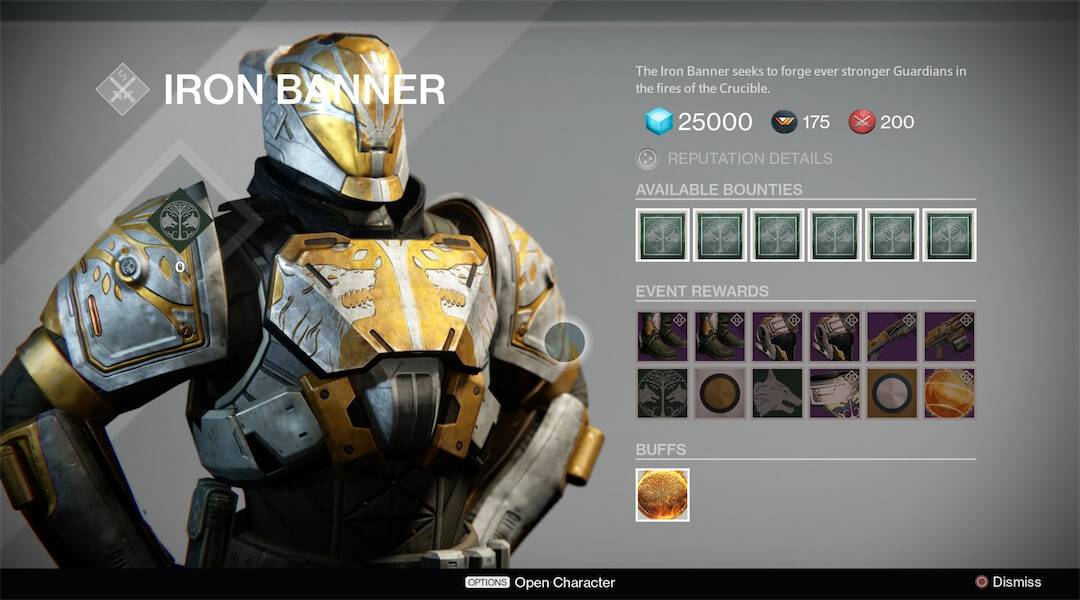 Destiny- Iron Banner Will Return With New Items in The Taken King