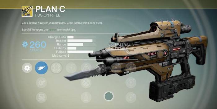 Destiny Plan C Fusion Rifle