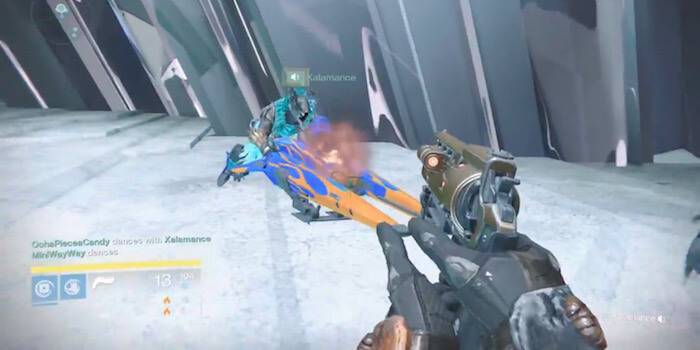 Destiny Players Drive Sparrow Through Vault of Glass