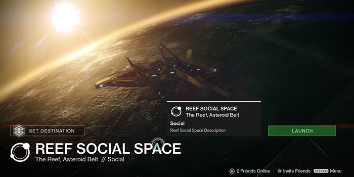 Destiny Reef Social Space Header