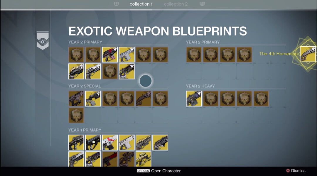 Destiny The Taken King What Are Exotic Blueprints Screenshot