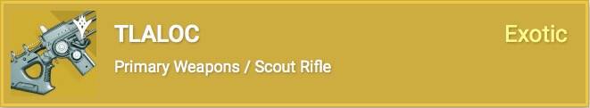 Destiny Tlaloc Exotic