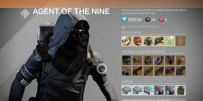 Destiny Xur Items December 12