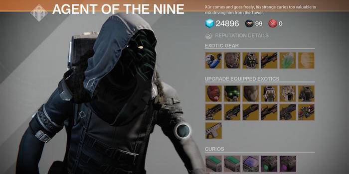 Destiny Xur Selection Feb 27