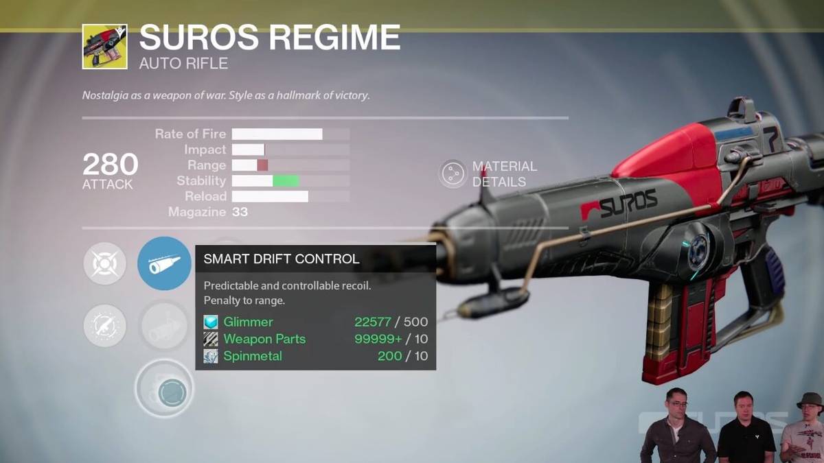 Destiny Year 2 Suros Regime
