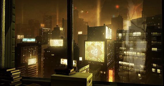 'Deus Ex Human Revolution' - view from Adam's apartment