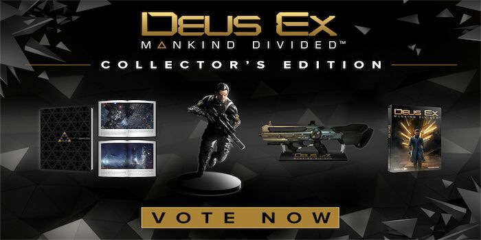 Deus Ex: Mankind Divided Collector's Edition top for Xbox One