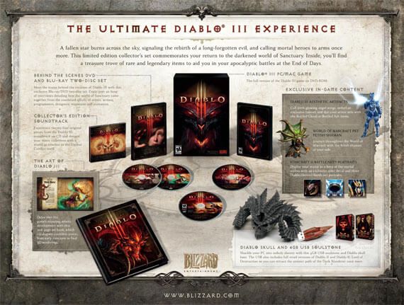 Diablo 3 Collector's Edition Contents