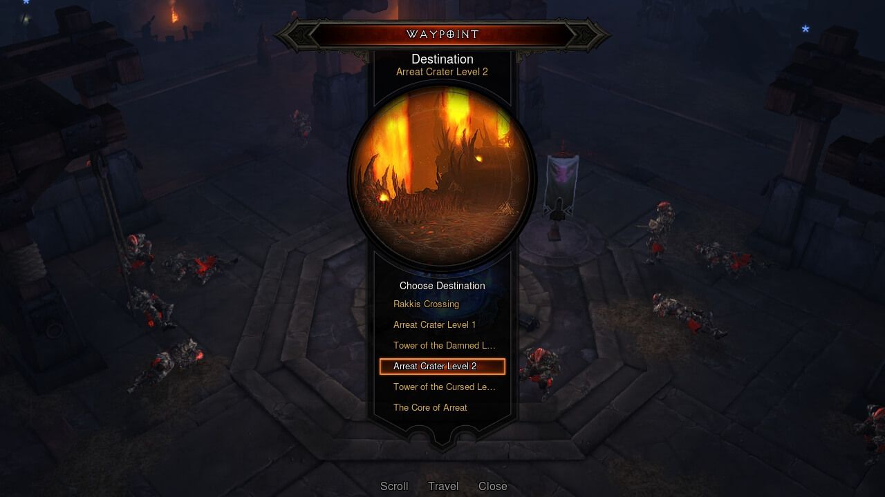 Diablo 3 PS4 screenshot waypoint