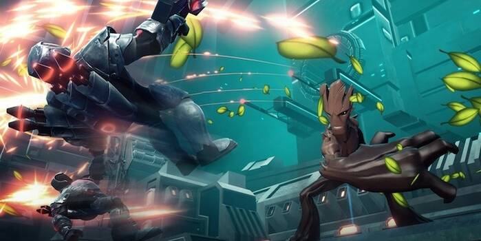 Disney Infinity Marvel Review - Groot Fighting