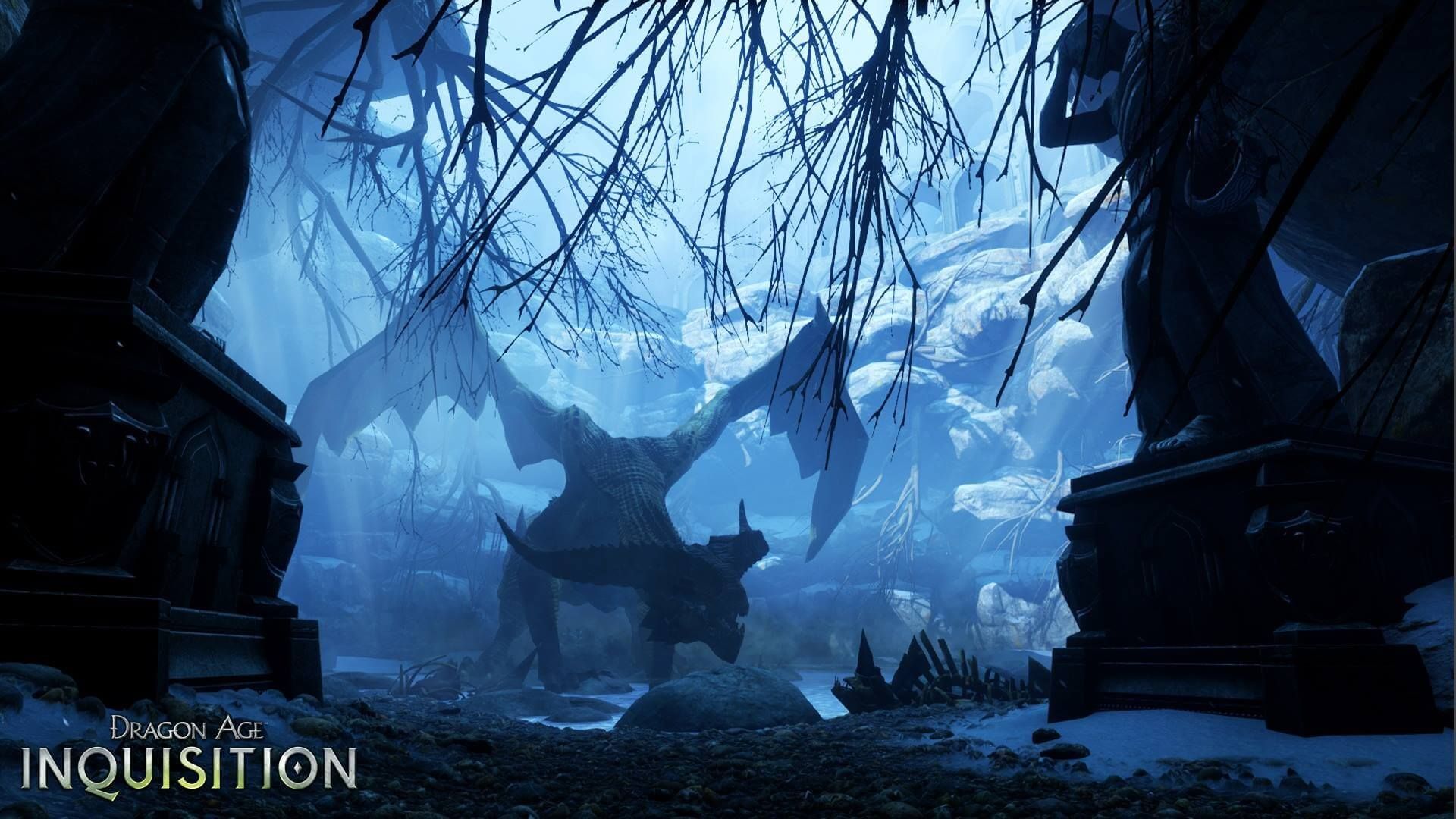 Dragon Age Inquisition Dragon Snow Screenshot