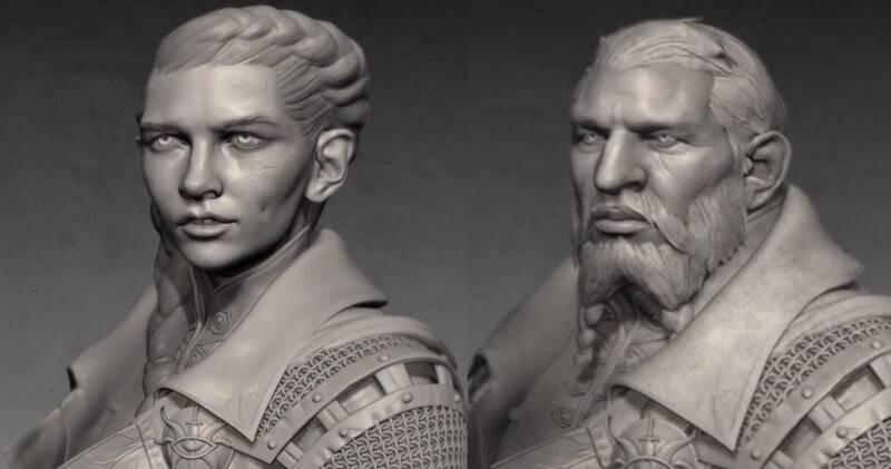 Dragon Age Inquisition Dwarf Hero Models