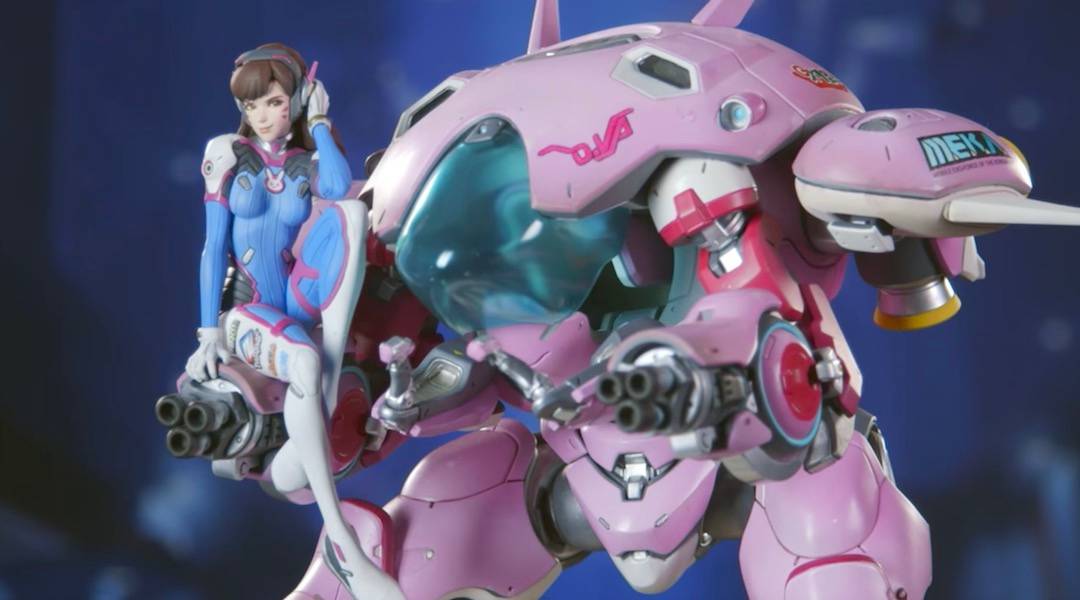 Dva statue blizzard overwatch