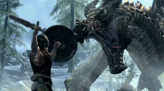 Elder Scrolls 5 Skyrim Details Magic Weapon Dragons OXM