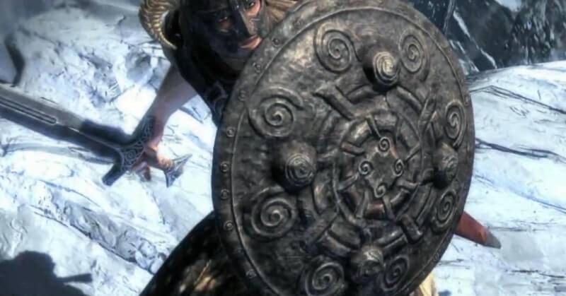 Elder Scrolls 5 Skyrim Trailer Screenshot Shield